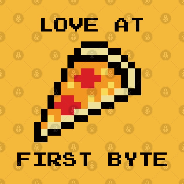 Love At First Byte Pizza by MoustacheRoboto