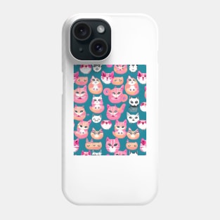 Abstract Cats Phone Case