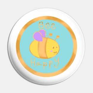 Bee Happy Pin