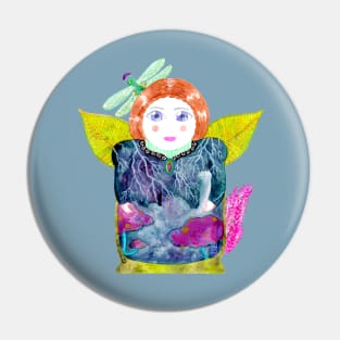 Matryoshka Jane Eyre Pin