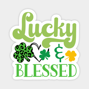 Lucky And Blessed Magnet