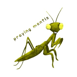 Cute praying mantis insect Liam Fitzpatrick T-Shirt