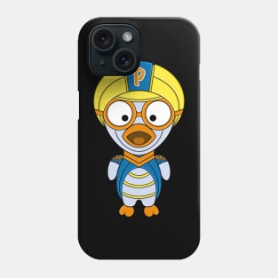 Mecha cyborg pororo yellow hat Phone Case