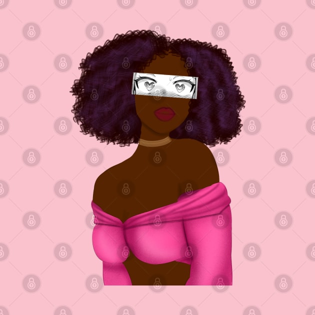 Black girl illustrations by Ahyor