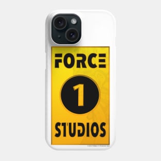 Force 1 Studios Gold Bar Logo (Light Shirts) Phone Case