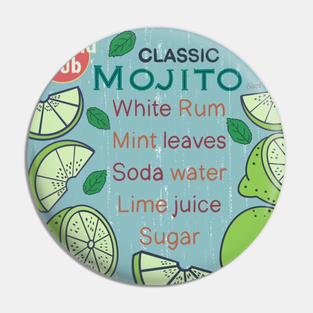 Mojito Pin by EV Visuals