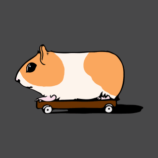 Guinea Pig Skateboard T-Shirt