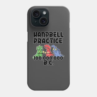 Handbell Practice 100,000,000 B.C. Cute Dinosaurs Ringers Phone Case