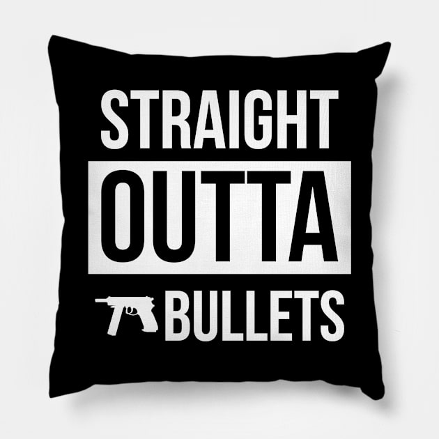 Straight Outta Bullets - CSGO Pillow by pixeptional