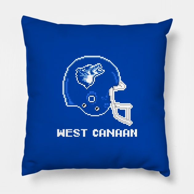 West Canaan Coyotes Pixel Pillow by rokrjon