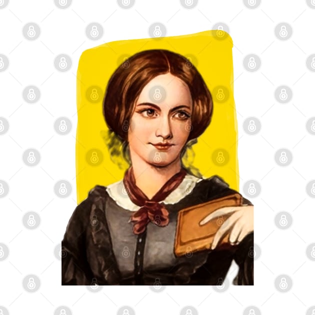 English Novelist Charlotte Bronte illustration by Litstoy 