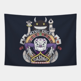 Cuphead King Dice Casino Tapestry