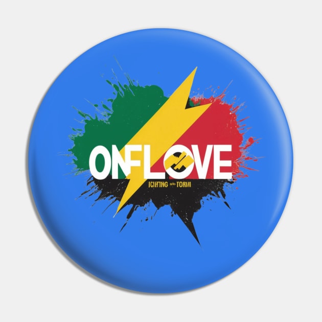 One Love Pin by One Love Designs