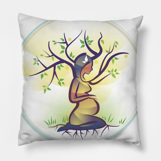 Mother Earth Tree Of Life Mother Earth Pillow Teepublic Uk