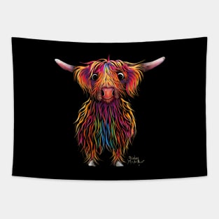 HiGHLaND CoW PRiNT SCoTTiSH ' JiMMY ' BY SHiRLeY MacARTHuR Tapestry