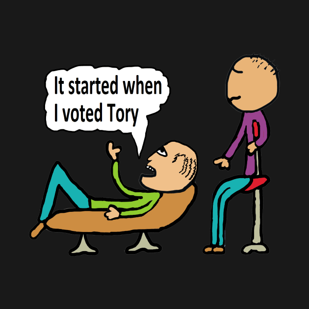 Funny Anti Tory by Mark Ewbie