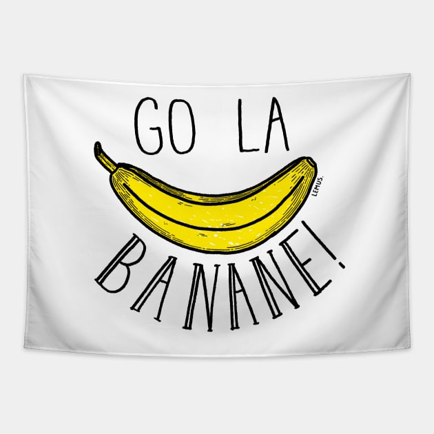 Go la banane! Tapestry by christinelemus