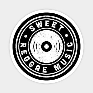 Sweet Reggae Music Vintage Vinyl Retro Classic Reggae Magnet