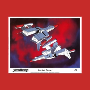 Official Rankin/Bass' Silverhawks Combat drone T-Shirt