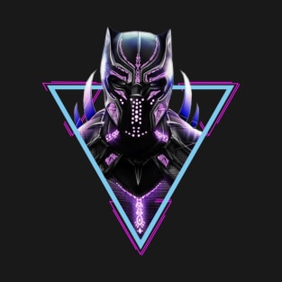 Black Panther Retro T-Shirt