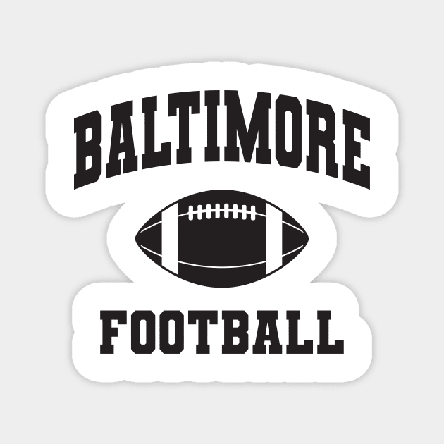 Baltimore football Magnet by Tamie