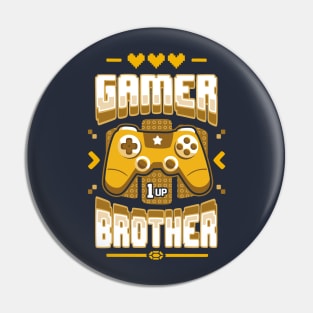 Gamer Brother Pin