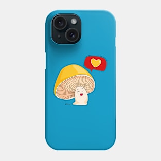 Mushroom and love Phone Case