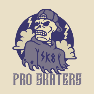 Pro skaters skull 04 T-Shirt