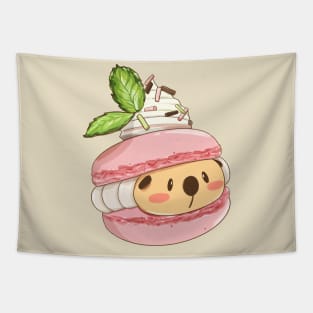 Sweet Macarons Pig Tapestry