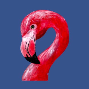 Beautiful Flamingo Head Design T-Shirt