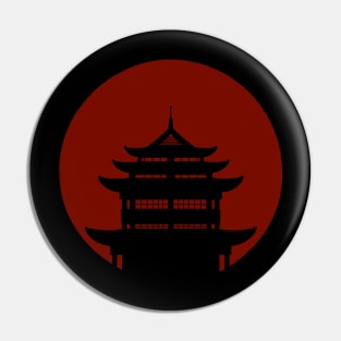 Japanese temple Pin