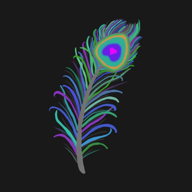Peacock feather by KaisPrints