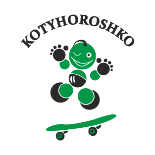 Kotyhoroshko on a skateboard T-Shirt