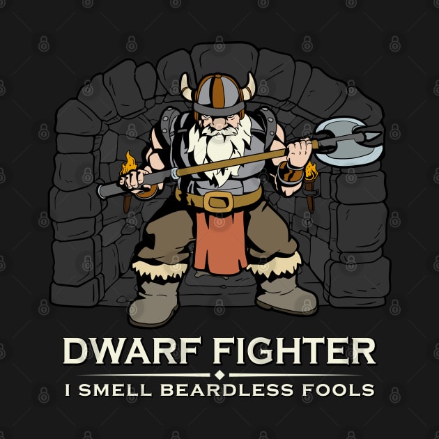 D20 Roleplaying Character - Dwarf Fighter by Modern Medieval Design