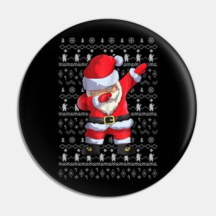 Dabbing Christmas Shirt Dab Santa Perfect Funny Pin