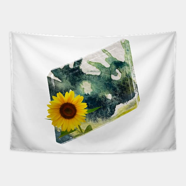 Spring Musings - Sunflower 2 Tapestry by Musings Home Decor