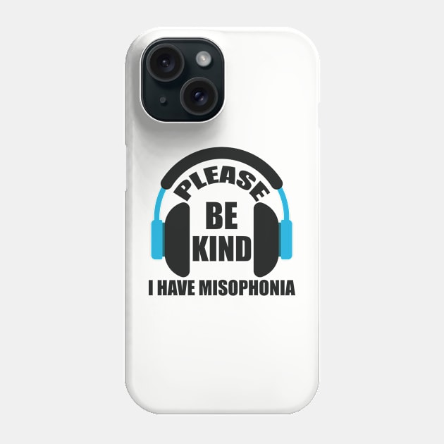 Misophonia Awareness Headphones Phone Case by epiclovedesigns