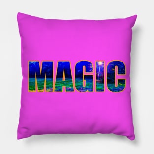 Magic the word Pillow