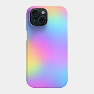 Rainbow Colors Abstract Blurry Gradient Ombre Soft Tie Dye Look Phone Case