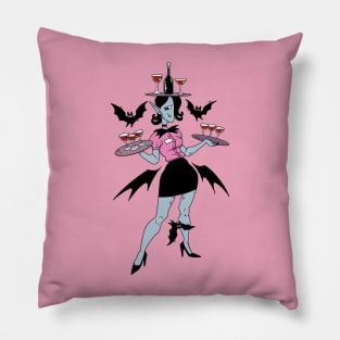 Vampire Waitress Pillow