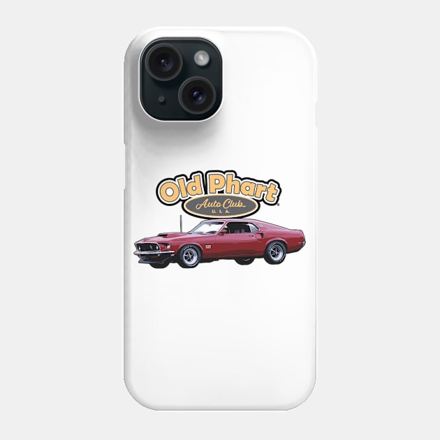 Old Phart Auto Club - Mustang Phone Case by CamcoGraphics