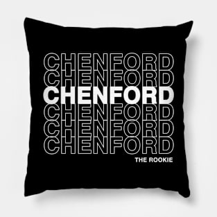 Chenford Ship From The Rookie (White Text) Pillow