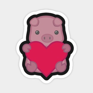 Lovey Pleasantly Plump Piggy Magnet