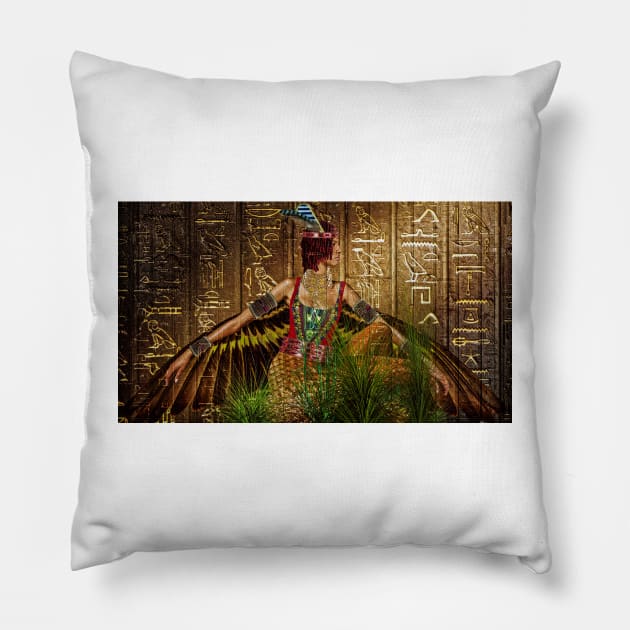 MA'AT BY SIRIUS-UGO-ART Pillow by uchenigbo