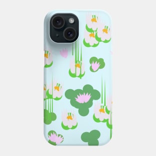 waterlillies on pond Phone Case