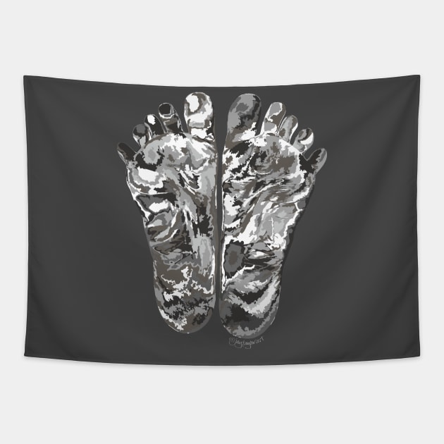 Free Your Feet - Urban Camo Tapestry by jaytees