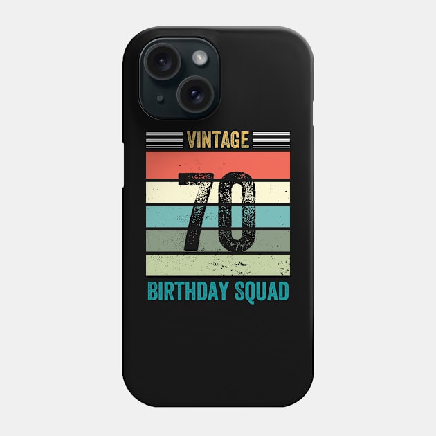 vintage 70th birthday decorations men funny 1952 70 birthday Phone Case by madani04