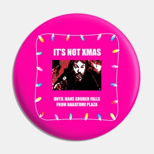 Die Hard Christmas - Hans Gruber Pin