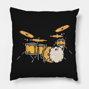 Pixel Custom Jazz Drums Pillow