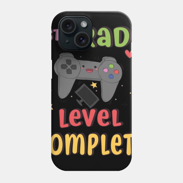 1st Grade Level Complete Video Gamer T-Shirt Graduation Gift Phone Case by Simpsonfft